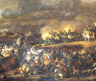 Pintura mostrando a Batalha das Na&ccedil;&otilde;es