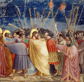 O Beijo de Judas, pintura de Giotto