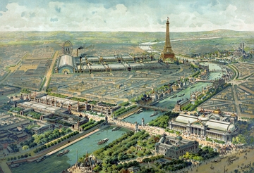 Cart&atilde;o-postal da Exposi&ccedil;&atilde;o Universal de 1900 em Paris