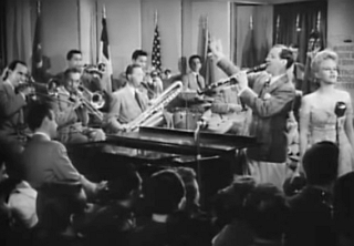 Foto da Big Band de Benny Goodman e Peggy Lee