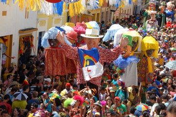 Bonecos gigantes em Recife
