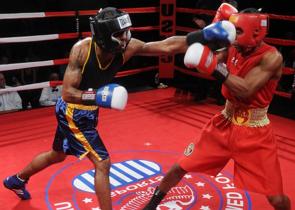 Boxeadores lutando