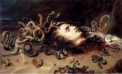 A cabeça da Medusa, obra de Peter Paul Rubens