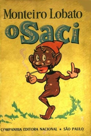 Capa do livro O Saci de Monteiro Lobato