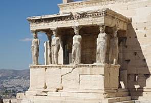 Cariatides da Acrópole de Atenas
