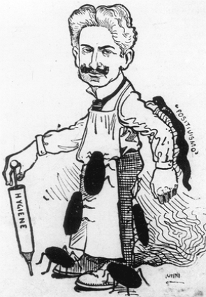 Caricatura de Oswaldo Cruz