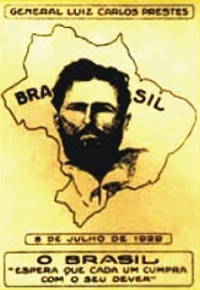 Cartaz de divulgação da Coluna Prestes