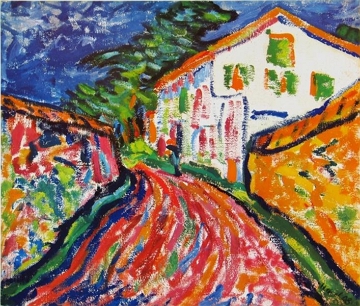 Casa em Dangast (1908), obra de Erick Heckel