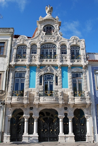 Casa Major Pessoa em Portugal, no estilo Art Nouveau