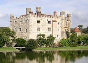 Foto do Castelo de Leeds na Inglaterra