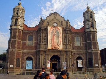 Velha Bas&iacute;lica de Guadalupe no M&eacute;xico