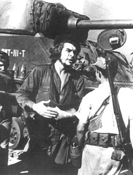 Che Guevara em 1959, ap&oacute;s a Batalha de Santa Clara