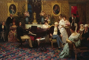 Chopin toca para os Radziwiłłs