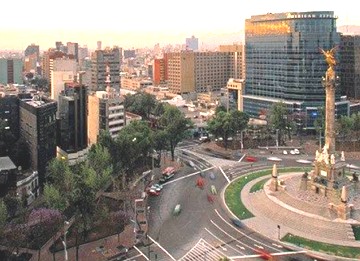Foto da regi&atilde;o central da Cidade do M&eacute;xico