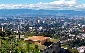 Vista da Cidade da Guatemala