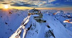 Foto dos Alpes mostrando o clima de alta montanha