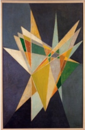 Pintura denominada Composi&ccedil;&atilde;o de Lygia Clark
