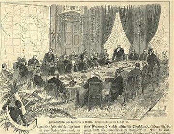 Ilustra&ccedil;&atilde;o da Confer&ecirc;ncia de Berlim