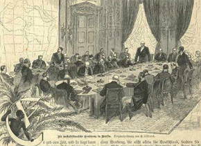 Ilustra&ccedil;&atilde;o da Confer&ecirc;ncia de Berlim