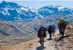 Cordilheira dos Andes na América do Sul