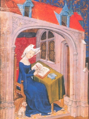 Pintura medieval de Cristina de Pisano