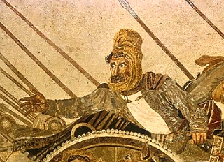 Imagem do rei persa Dario III