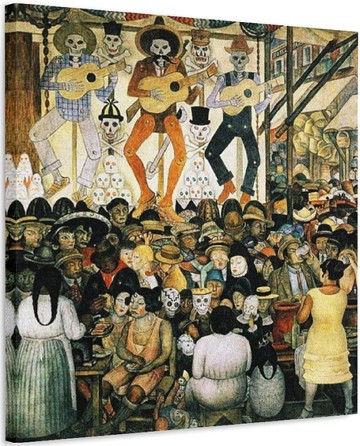 Obra o Dia da Morte de Diego Rivera