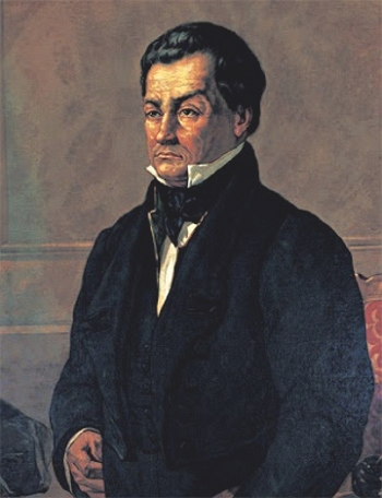 Retrato de Diogo Feij&oacute;, regente do Brasil