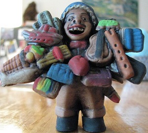 Foto de uma estatueta do deus mitol&oacute;gico boliviano Ekeko