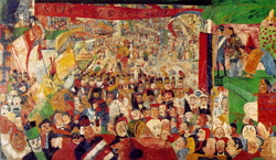A entrada de Cristo em Bruxelas, obra de James Ensor