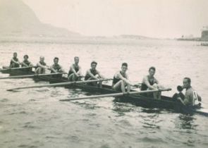 Foto da equipe de remo do Flamento de 1938