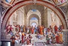 Escola de Atenas, obra de Rafael Sanzio