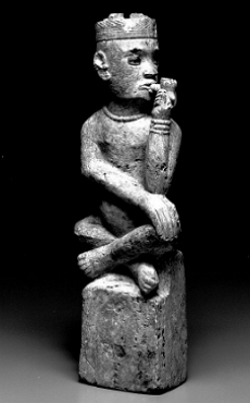 Escultura, estatueta, funer&aacute;ria do reino do Congo