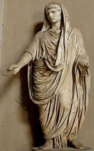 O gênio de Augusto, estátua romana