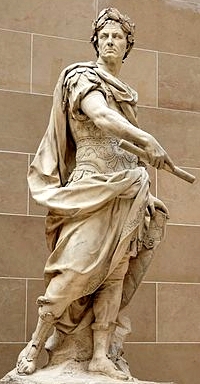 Est&aacute;tua de J&uacute;lio C&eacute;sar, general romano