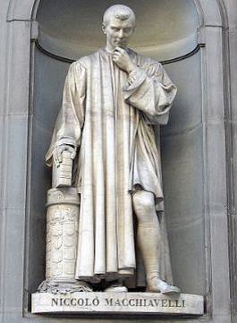 Est&aacute;tua de Maquiavel em Floren&ccedil;a