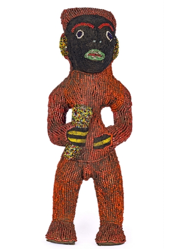 Estatueta do povo Bamum do Camar&otilde;es