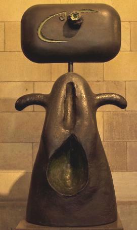 Femme, escultura de Mir&oacute;