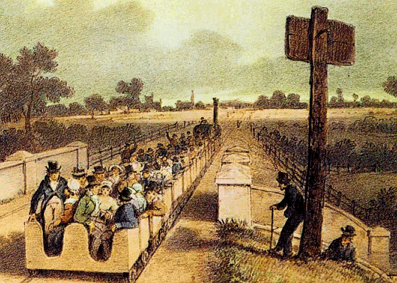 Constru&ccedil;&atilde;o de ferrovia na Inglaterra durante a Revolu&ccedil;&atilde;o Industrial
