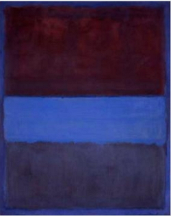 Nº 61, ferrugem e azul de Mark Rothko