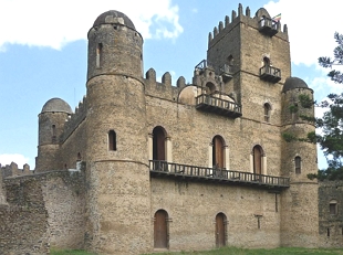 Foto de uma fortaleza et&iacute;ope do s&eacute;culo XVII