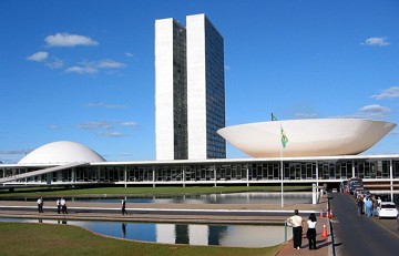 Pr&eacute;dio do Congresso Nacional no Brasil