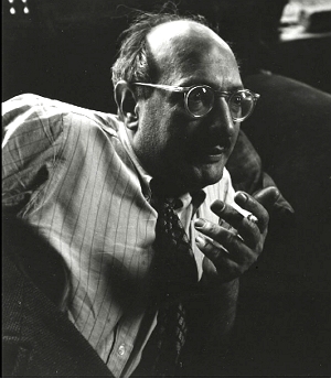 Foto em preto e branco do pintor Mark Rothko