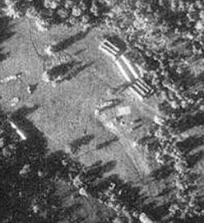 Foto aérea mostrando a presença de misseis soviéticos em território cubano