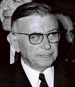 Foto do fil&oacute;sofo Sartre