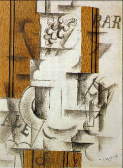 Fruteira e Copo, obra de Georges Braque