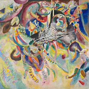 Fuga, obra de arte de Kandinsky.