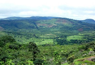 Foto da regi&atilde;o montanhosa de Futa Jalom