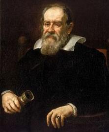 Pintura do astr&ocirc;nomo Galileu Galilei