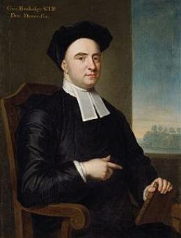 Retrato pintado do filósofo George Berkeley